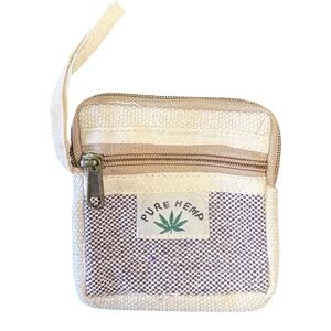 Pure Hemp Mini Zip Pouch – Made in India